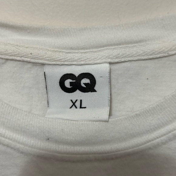 GQ Monster Logo T-Shirt Men’s X-Large White Long Sleeve With Red and Purple Logo - Picture 7 of 12